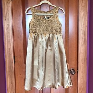 Andersen and Lauth Gold Dress